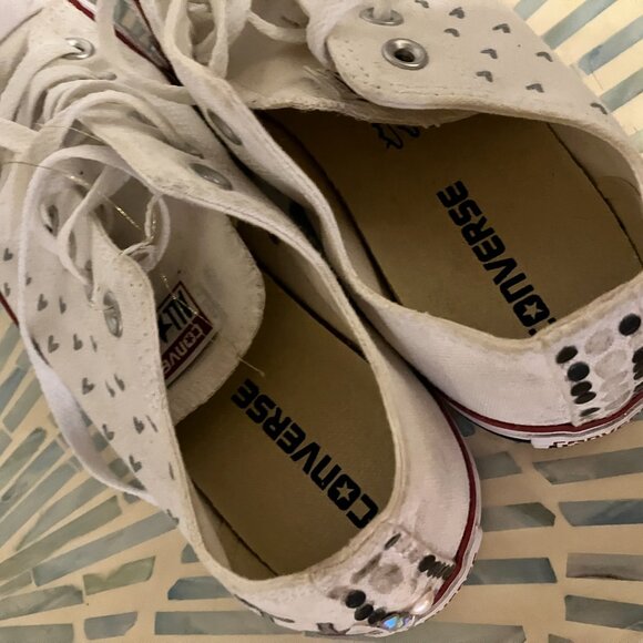 "I DO" CUSTOM CONVERSE SNEAKER - Picture 8 of 9